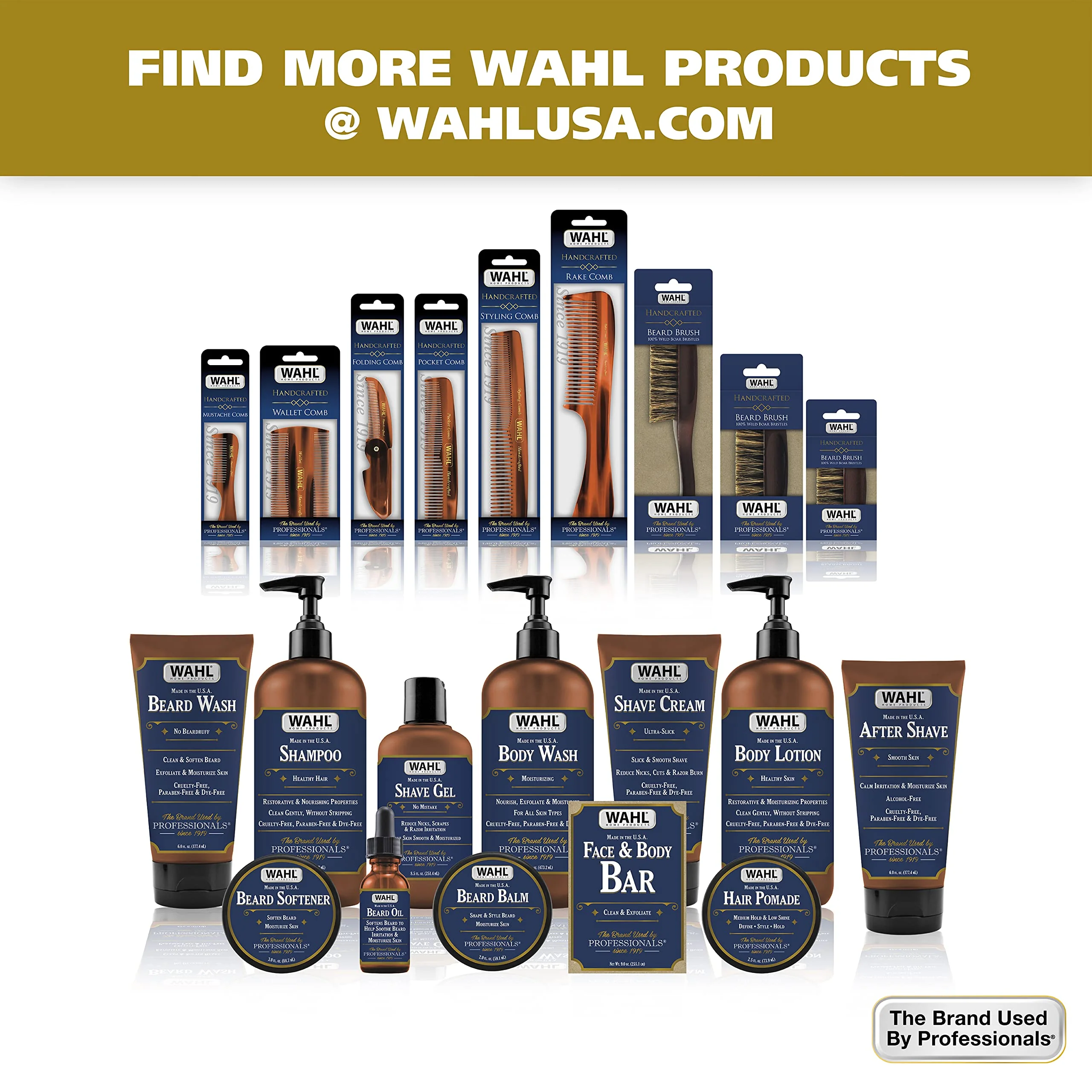 Wahl Hair Pomade for Styling with Essential Manuka/Meadowfoam Seed/Clove & Moringa Oil for Control Hold Shine - Model 805611A - Image 7