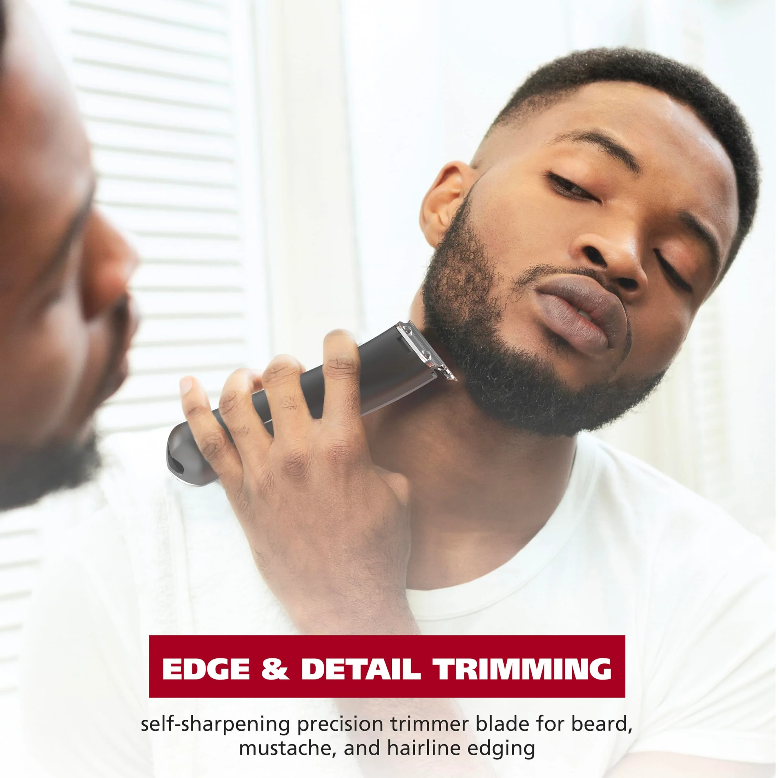 Wahl Lithium-Ion Cordless Rechargeable Edge & Detail Shaver and Beard Trimmer for Men with USB Charging – Model 3025950 - Image 2