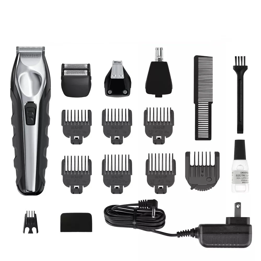 Wahl Lithium Ion Multi-Groomer Chrome, Black, 14.4 Ounce - Image 3