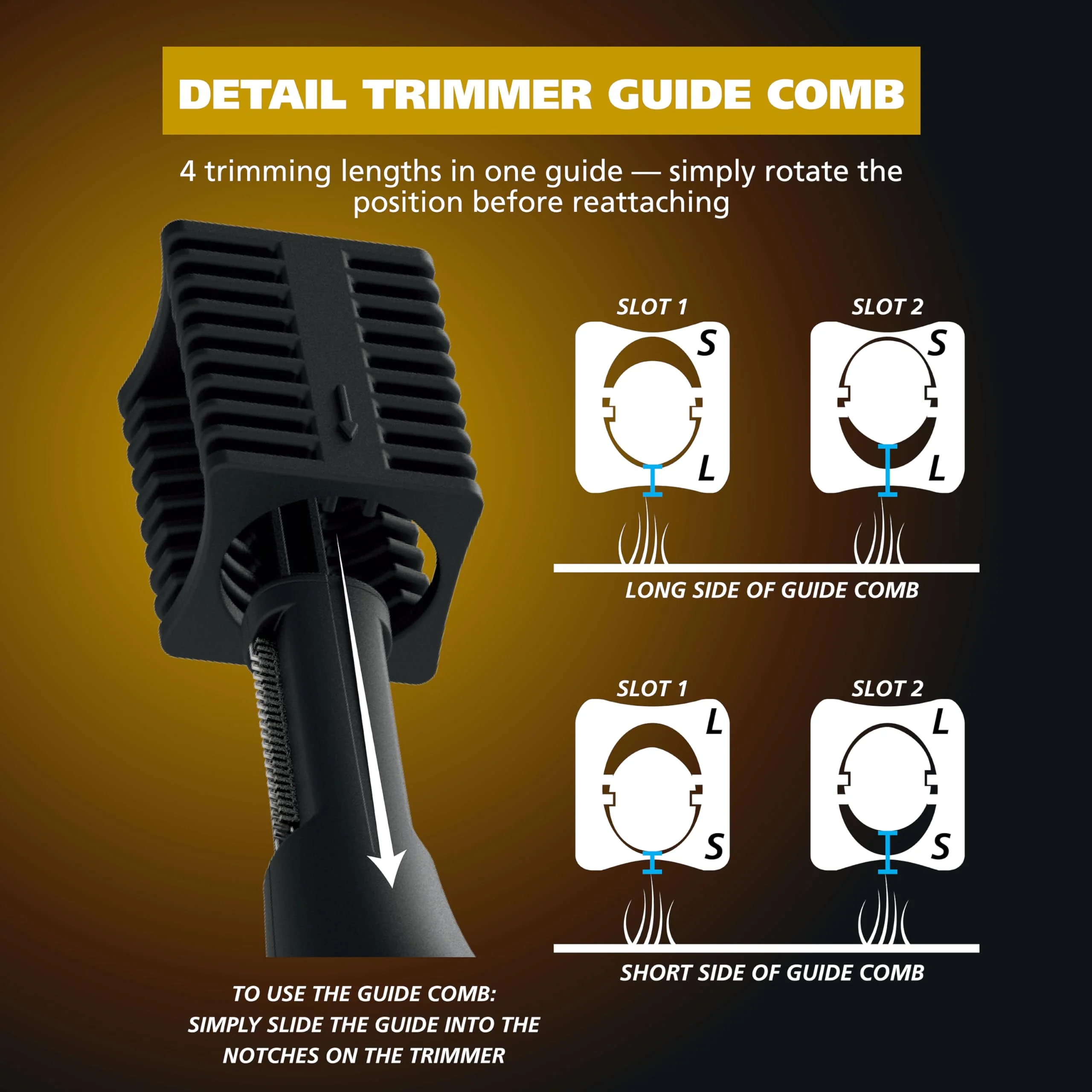 Wahl Manscaper ® 2 in 1 Lithium Battery Tactical® Dual Sided Eyebrow Trimmer and Nose Hair Trimmer for Men – Model 3023805 - Image 6