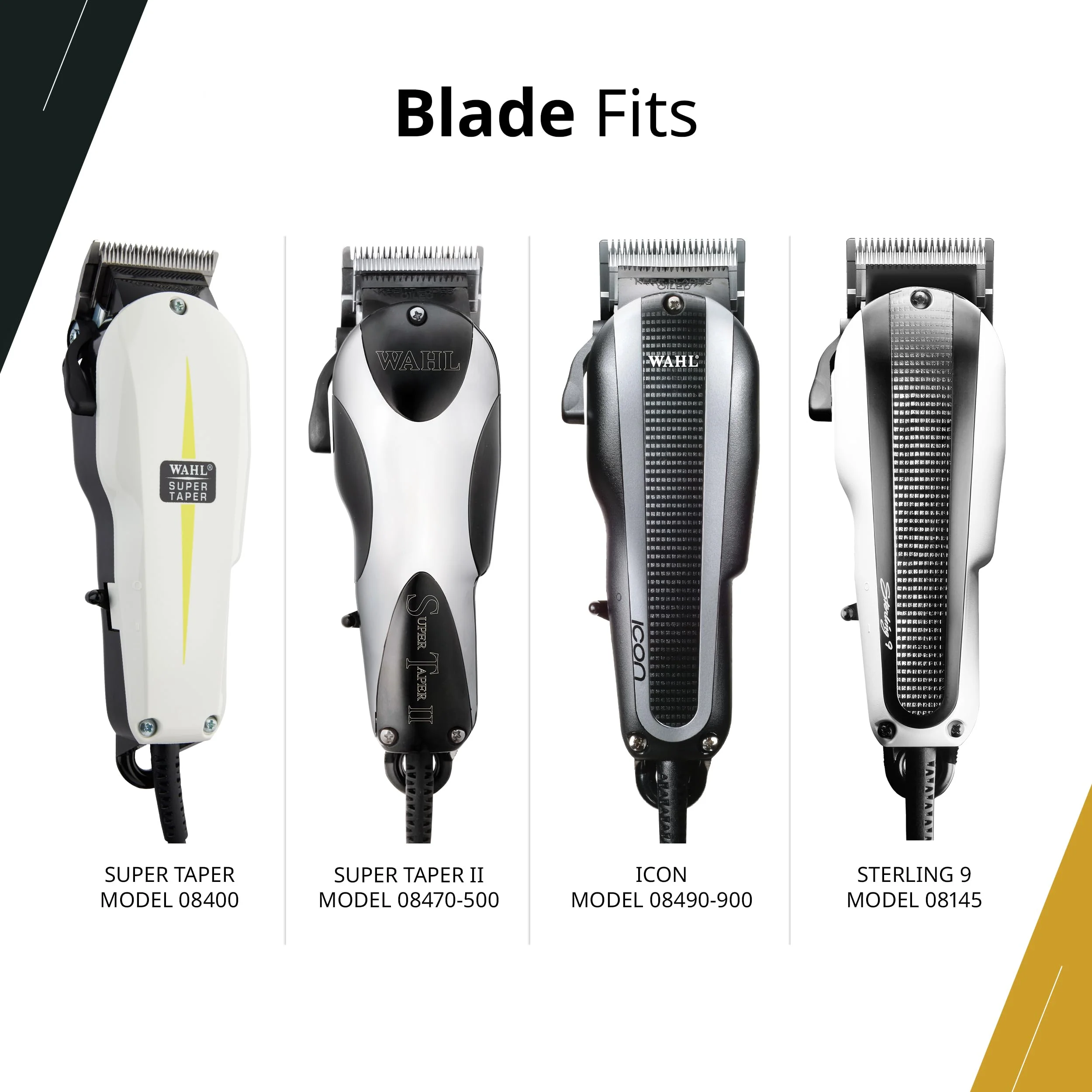 Wahl Professional 2-Hole Standard Clipper Blade, 1mm-3mm Replacement Blade for Super Taper, Super Taper II, Icon, Pro Basic, Sterling 9 Clippers - Image 4