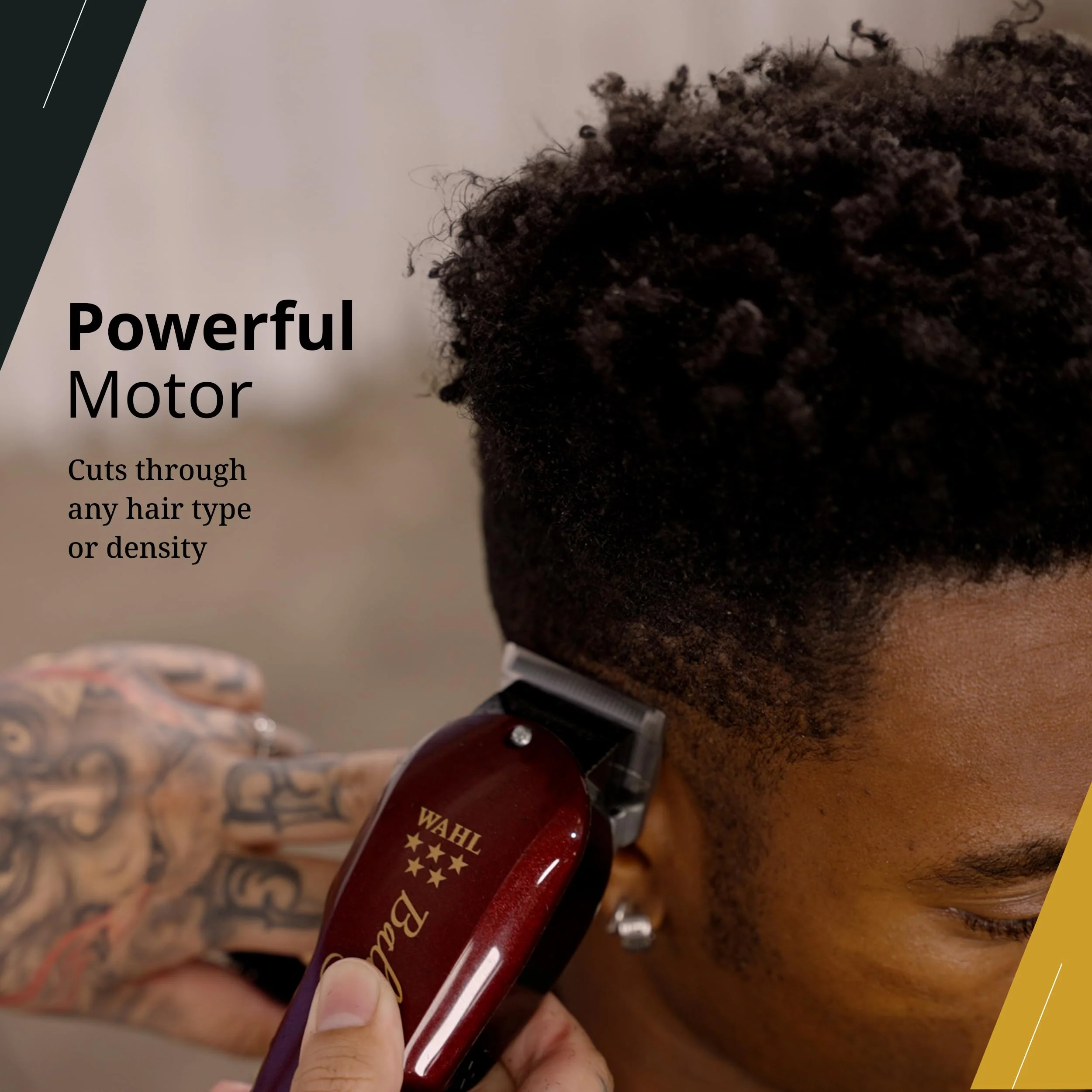 Wahl Professional 5 Star Balding Clipper, Corded V5000 Electromagnetic Motor, for Ultra-Close Trimming - Image 3