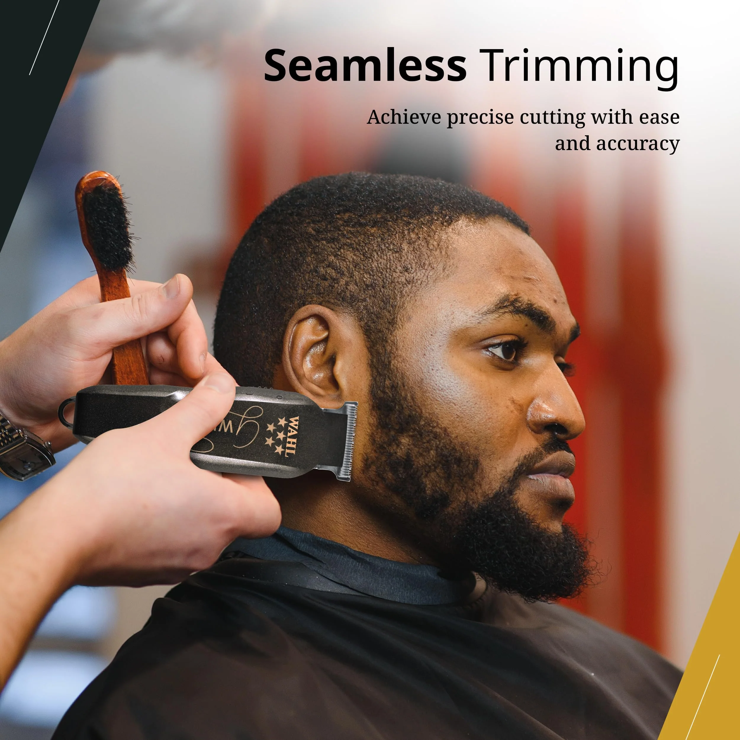 Wahl Professional 5 Star G Whiz Cordless Trimmer Battery Powered Lightweight Precision Lining Kit - Image 4