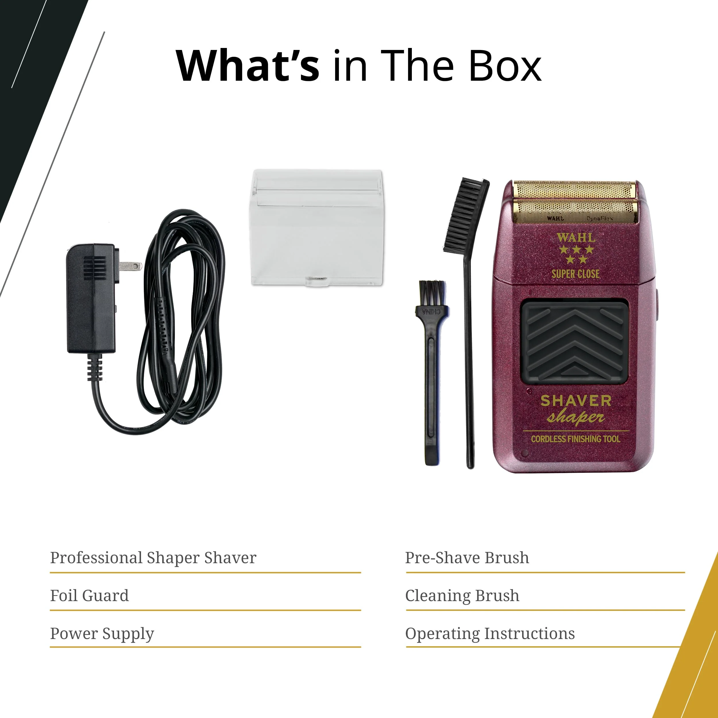 Wahl Professional 5 Star Series Shaver/Shaper, Cord/Cordless Finishing Tool, Rechargeable NiCad Battery, Up to 60 Minutes Runtime, Bump-Free Ultra-Close Shave - Image 6