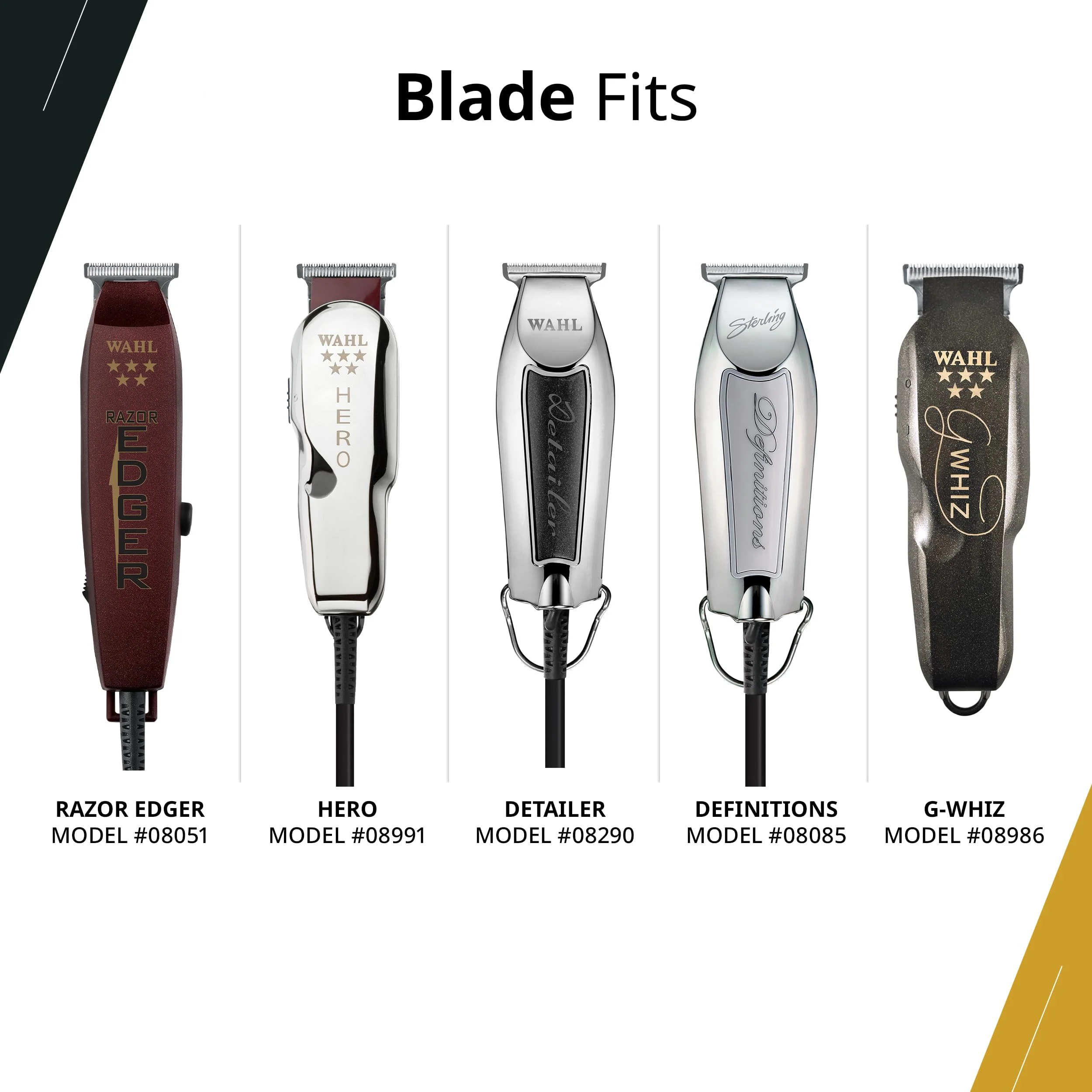 Wahl Professional Adjustable T-Shaped Trimmer Blade, Precision Replacement Blade for Detailer and Hero Trimmers - Image 4