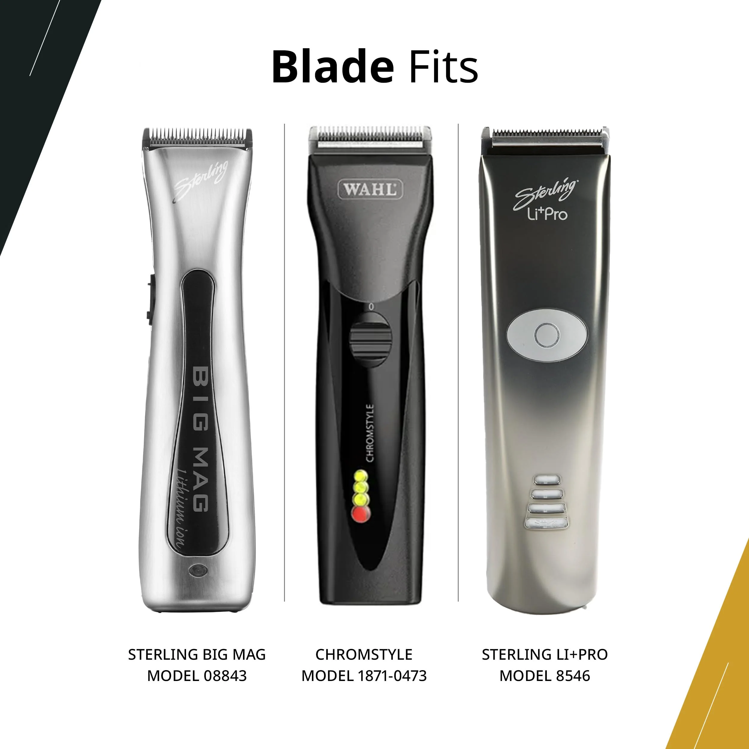 Wahl Professional All-In-One Blade ChromStyle, Detachable Replacement Blade for ChromStyle Pro, Lit+Pro, and Big Mag Clippers, 100 Minutes Runtime, Lithium-Ion Battery - Image 5