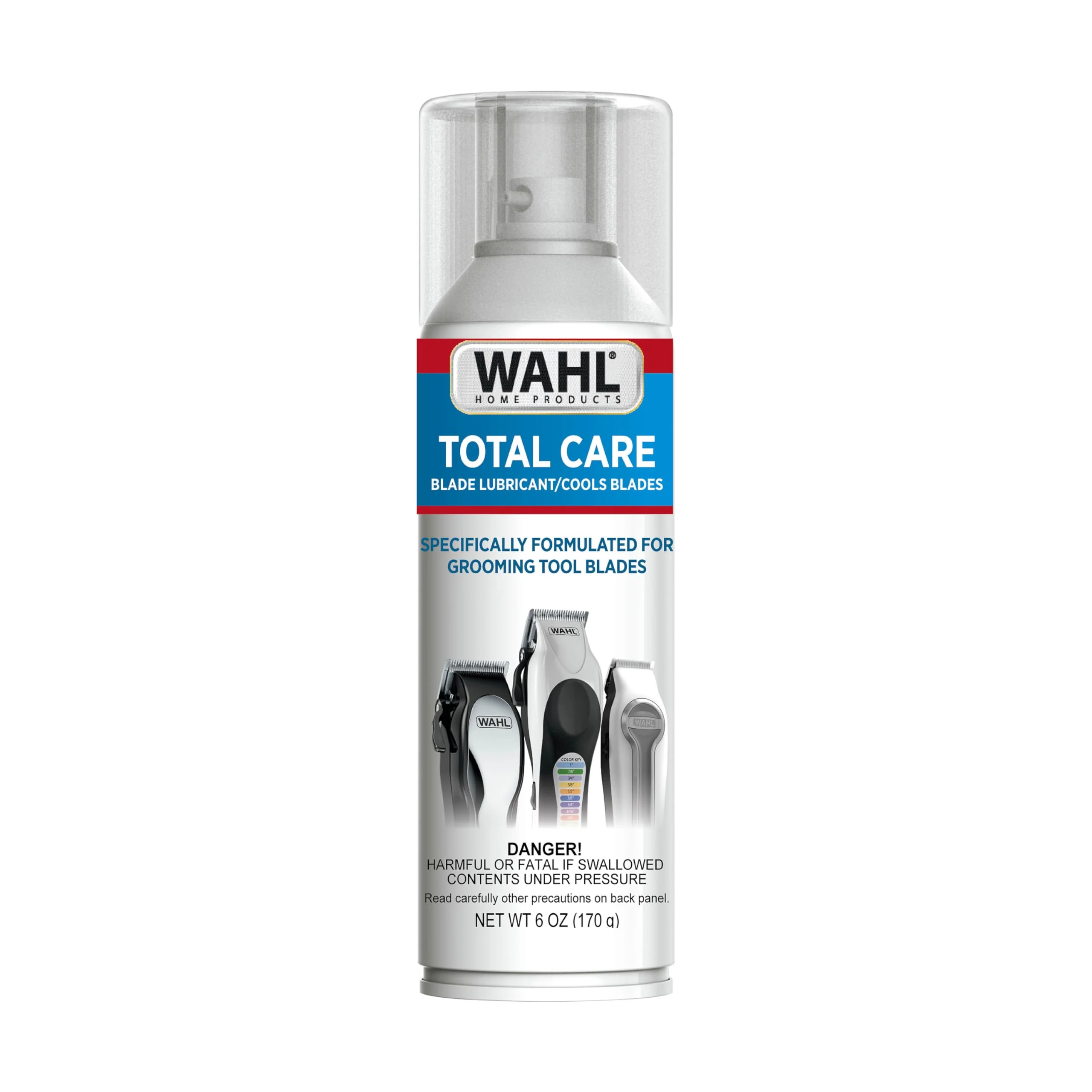Wahl Total Care Blade Coolant Clipper Spray – For Hair Clippers & Beard Trimmers for Men, Model 3776P