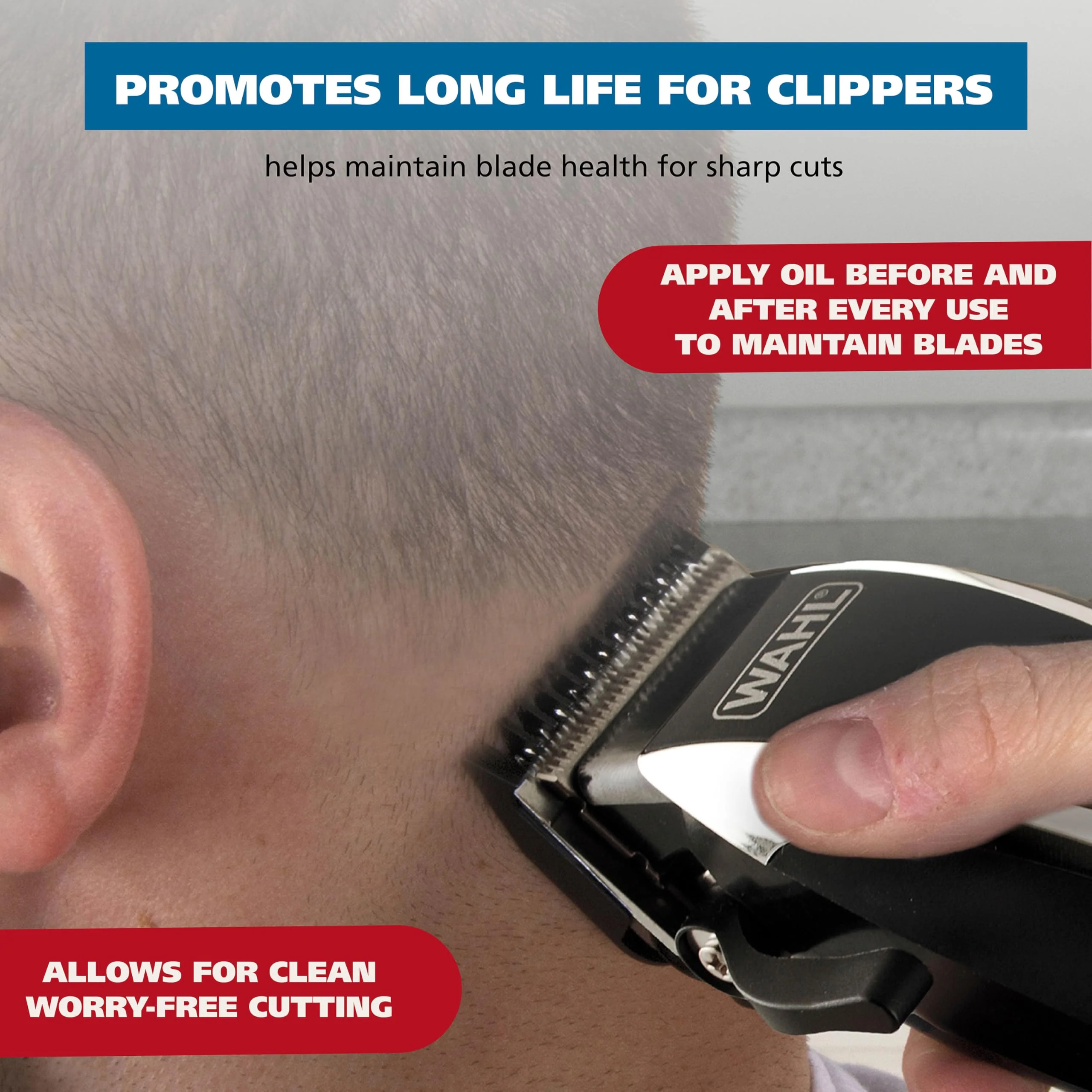 Wahl Total Care Blade Coolant Clipper Spray – For Hair Clippers & Beard Trimmers for Men, Model 3776P - Image 7