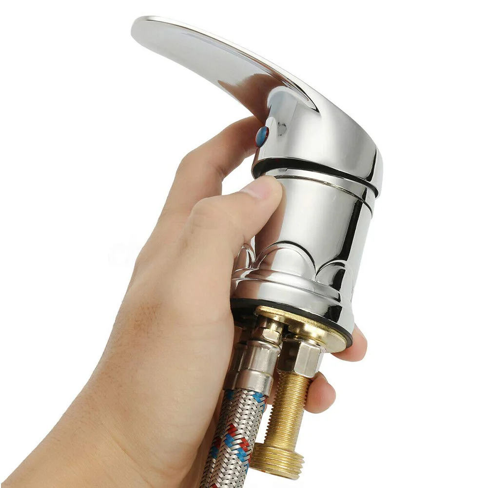 Water Faucet Set,Shower Shampoo Bowl Parts Water Faucet Set Home Durable Salon Spa Hot Cold Mixer, Salon Sink FaucetSprayer Hose Set - Image 4