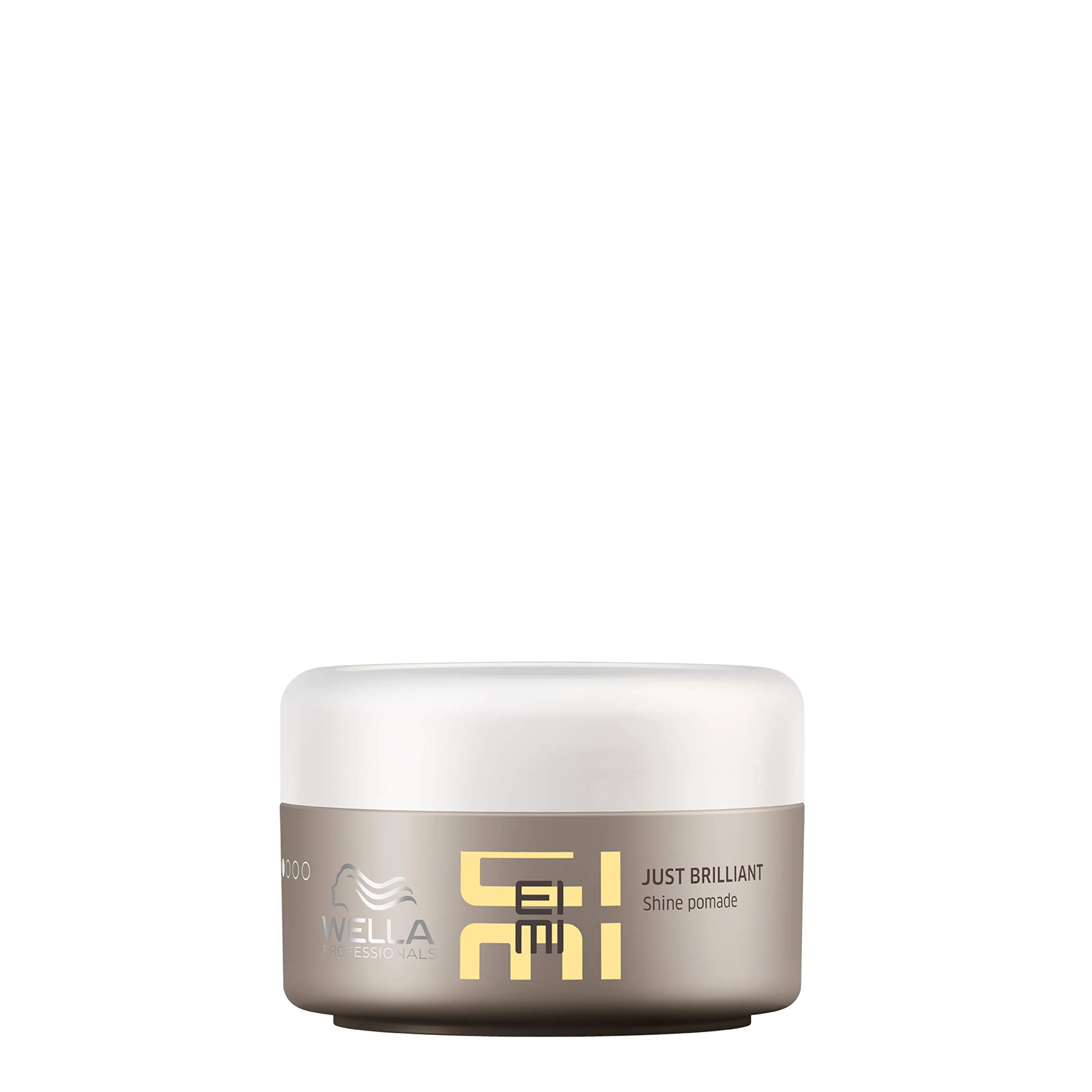Wella Professionals EIMI Just Brilliant | Shine Pomade | Smooth, Shiny Hair Styling Results | Anti-Frizz & Humidity Resistant | Light Hold Molding Paste | 2.5 Oz