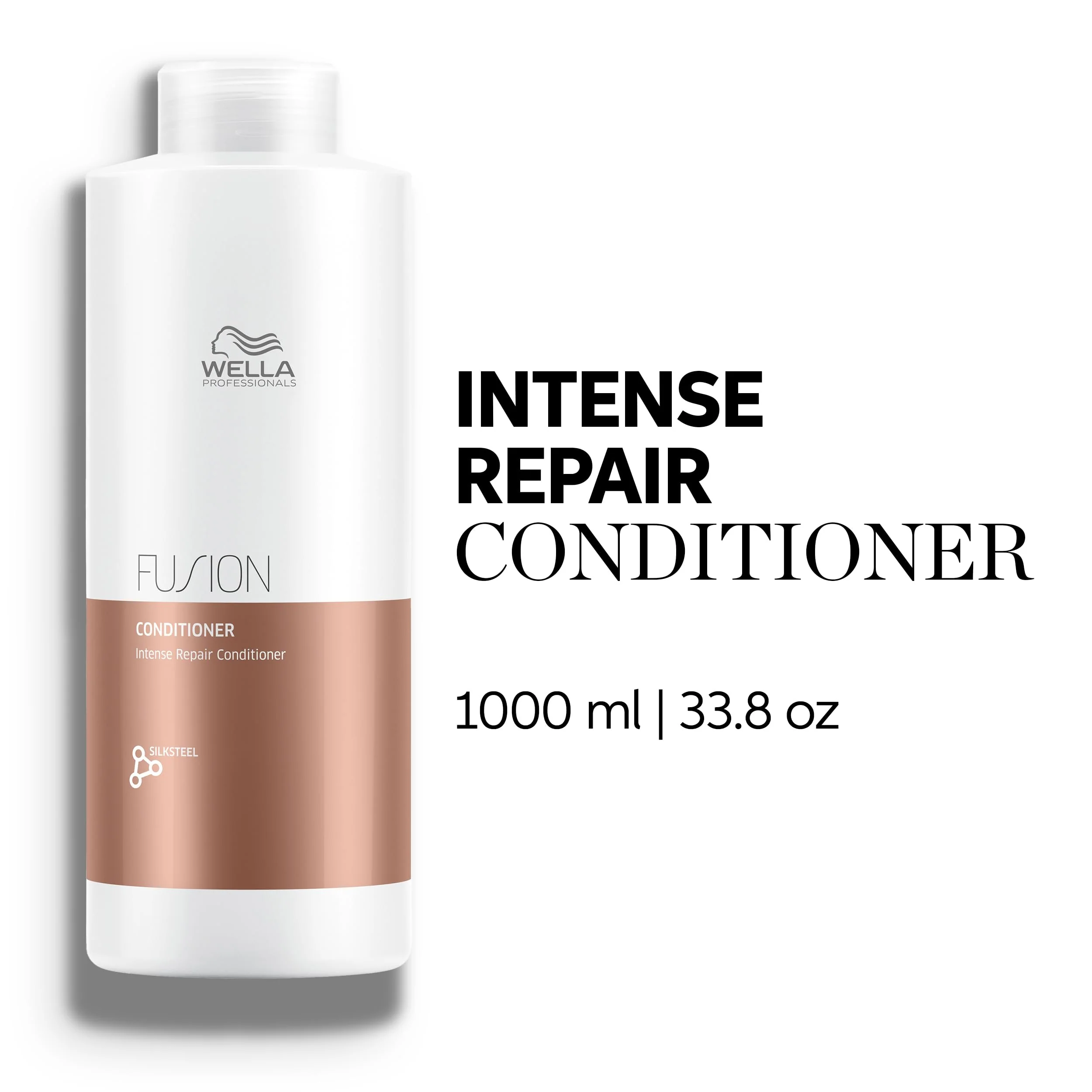 Wella Professionals Fusion Intense Repair Conditioner for Damaged Hair | Repairs, Strengthens & Protects Against Hair Breakage for Smooth, Silky Hair | 33.8 Fl oz - Image 2