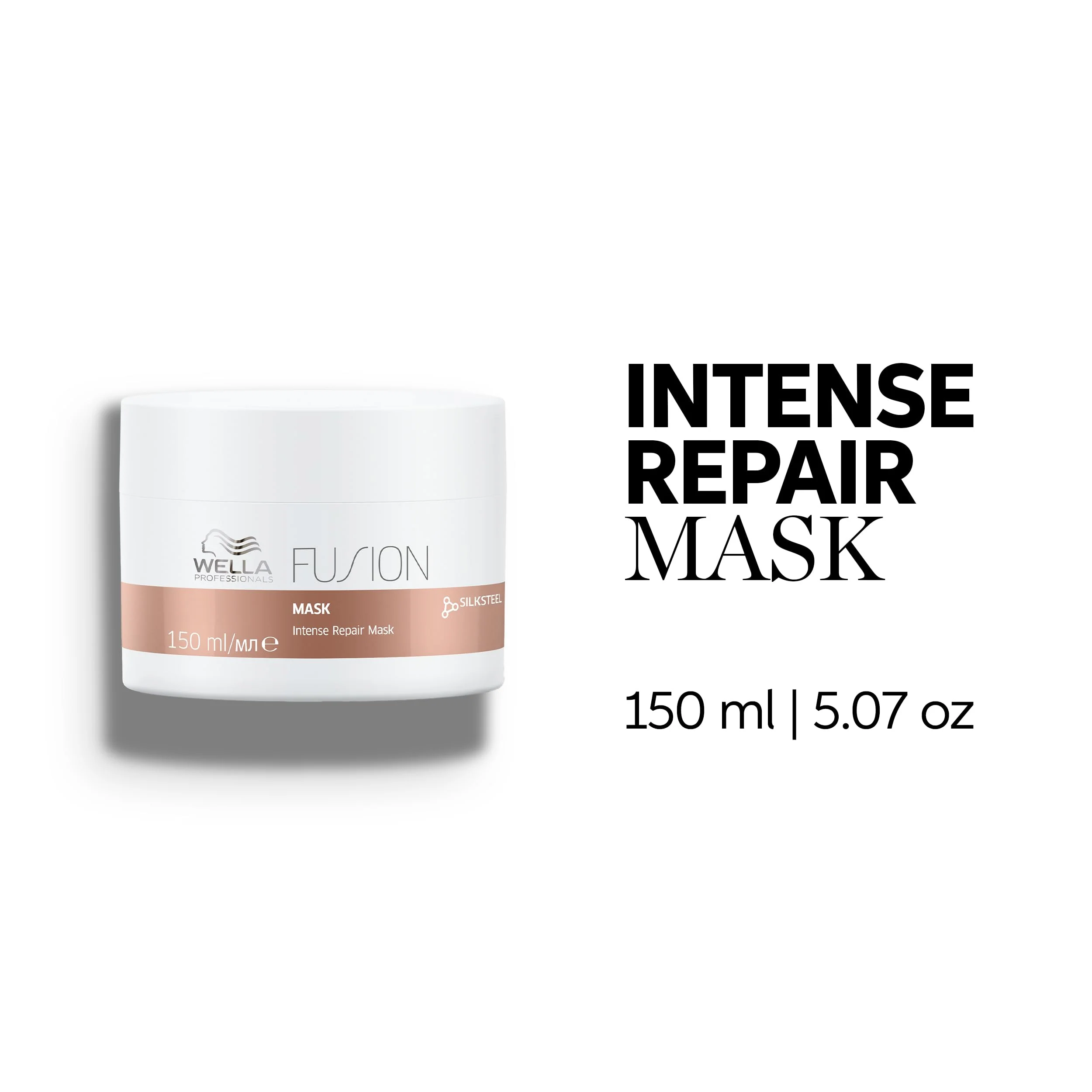 Wella Professionals Fusion Intense Repair Mask for Damaged Hair | Repairs, Strengthens & Protects Against Breakage for Smooth, Silky Hair | 5.07 Fl Oz - Image 2