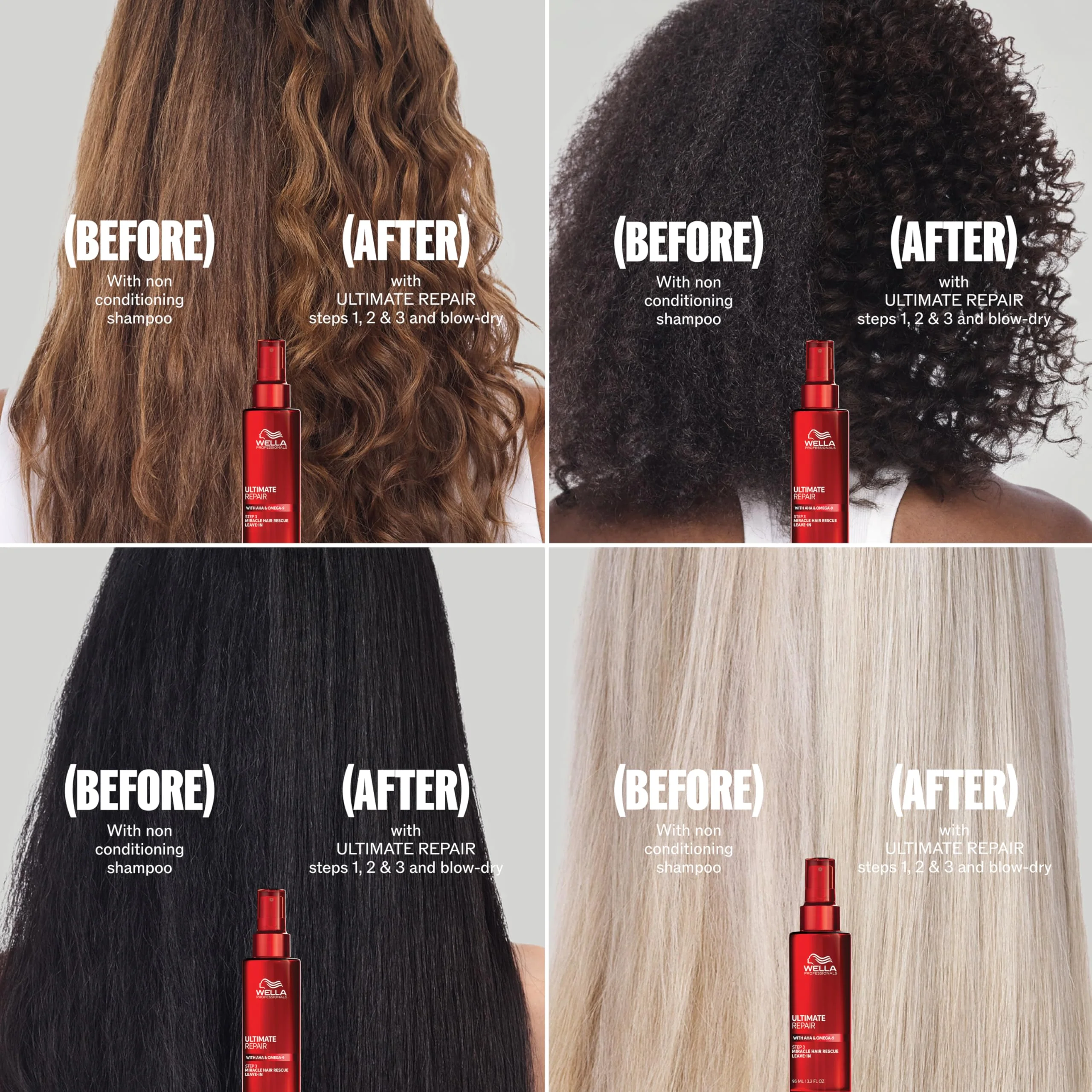 Wella Professionals ULTIMATE REPAIR Conditioner for Damaged Hair | Deeply Nourishing | Replenishes & Repairs | 6.7 Fl Oz - Packaging May Vary - Image 4