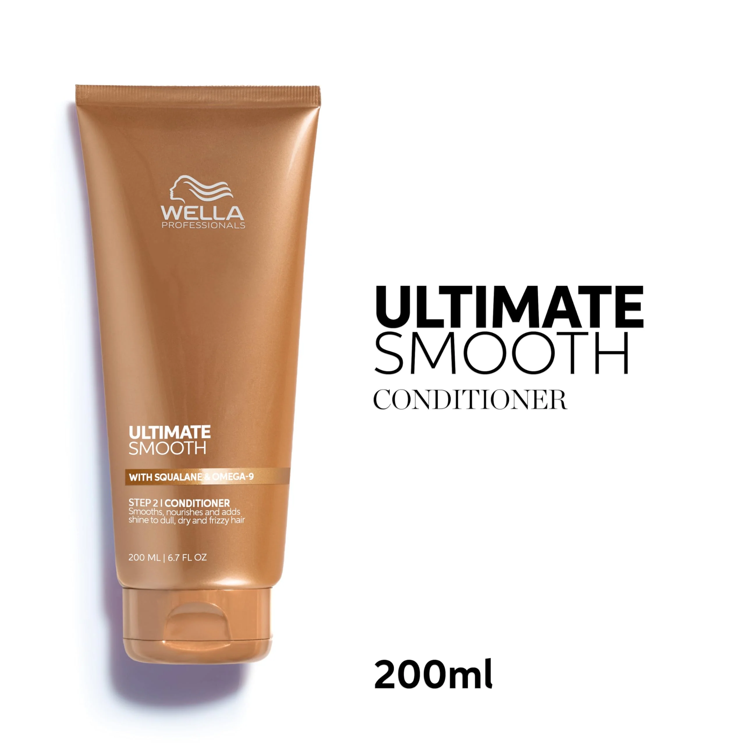 Wella Professionals ULTIMATE SMOOTH Conditioner | Treatment for Dry & Frizzy Hair | With Squalane & Omega 9 | 6.7 Fl Oz - Image 2