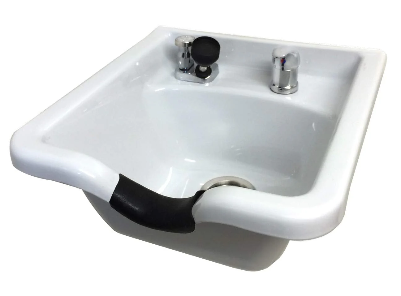 White Square CERAMIC Wall Mounted Beauty Salon Shampoo Bowl MSR-W41W