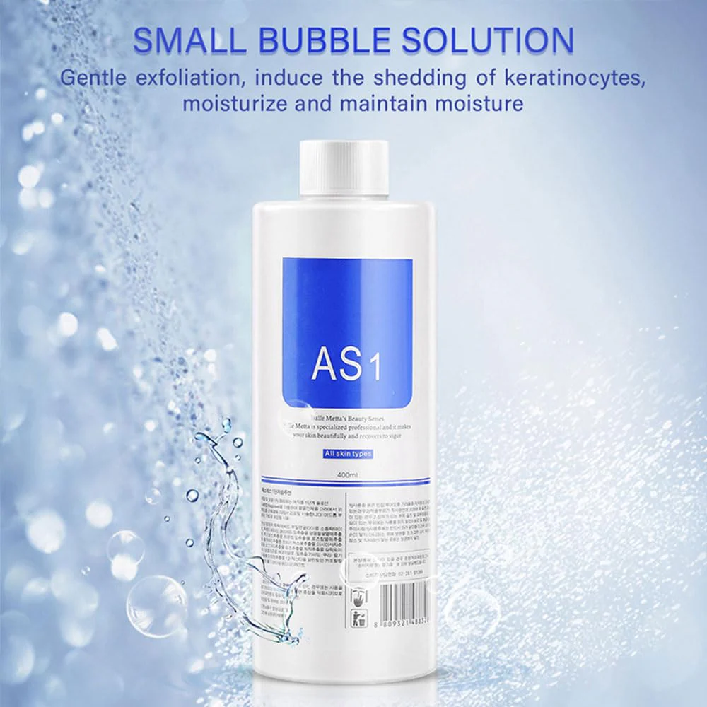 WONDER POINT Aqua Peeling Solution, Salon Professional Premium Dermabrasion Facial Special Serum, Skin Care For Facial Small Bubble Machine 400ml(6 Bottles) - Image 5
