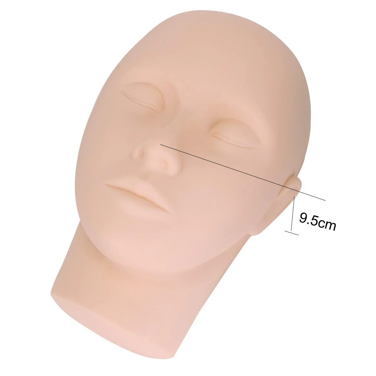 Yimart Pro Mannequin Training Head Cosmetology Eyelash Eye Extension Practice Makeup Face Treatment Tools(standar Head) - Image 4