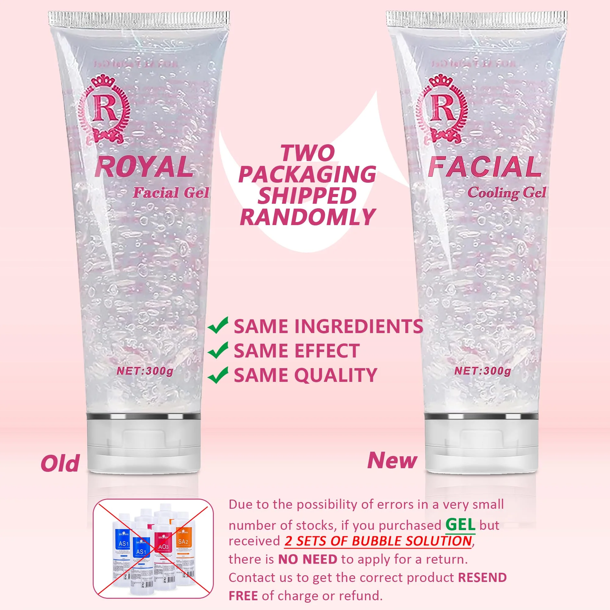 YMEYFAN 3PCS Conductive Gel, Cooling Gel for Salon Hair Removal Machine Skin Care, Moisturizing Hydrating Suitable for Facial Device for Women and Men in Body or Face Cools (900ML) - Image 2