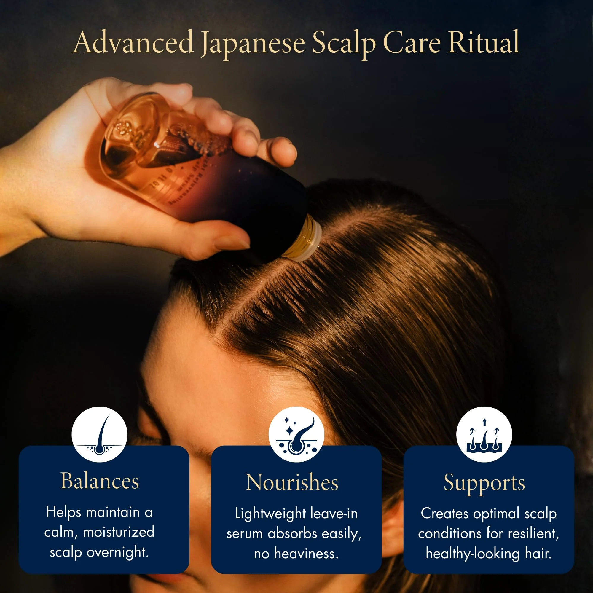YOLU - Scalp Serum with Rosemary Extract - Japanese Overnight Scalp Treatment for Dry, Oily, Itchy & Sensitive Skin - Leave-In Scalp Care - Fragrance of Neroli & Jasmine - 4.0 fl oz - Image 3