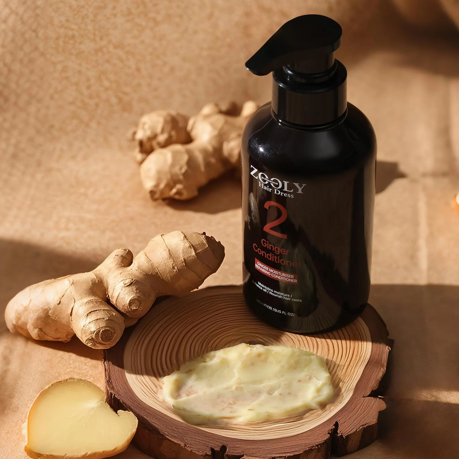 ZOOLY PROFESSIONAL Ginger Shampoo and Conditioner Sets 20.3 Fl Oz- Anti Hair Loss and Nourishes Hair Roots, Salon Level Scalp Care for Men and Women - Image 5